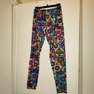 2 for $25 NWOT Legging Army Sugar SKULL Leggings (OS)